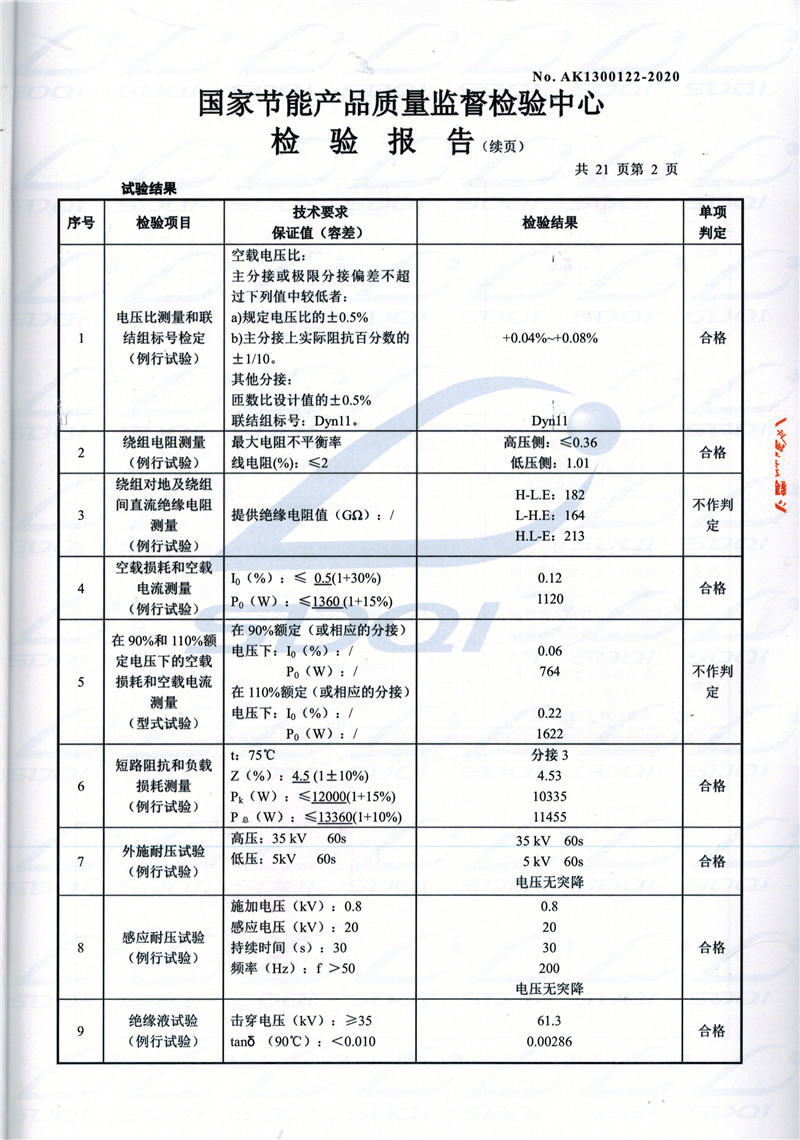 高低压试验报告-S11-1250马鞍山马鞍山马鞍山油浸式变压器-2.jpg